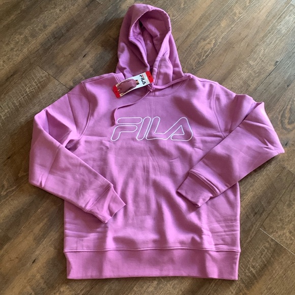 NWT. FILA hooded sweatshirt.  So soft!! Medium.  Purple - Picture 1 of 5